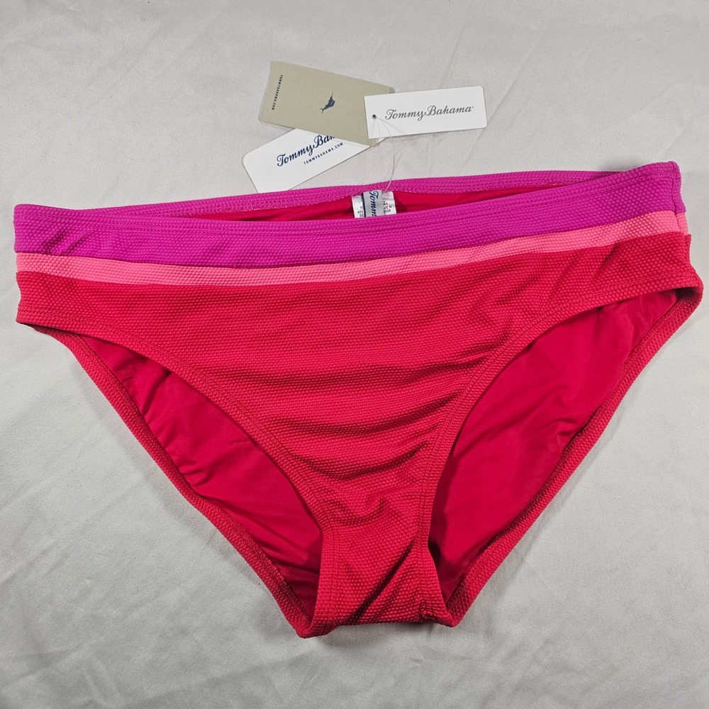 Tommy Bahama S Bikini Swim BOTTOM ONLY Island Cays Colorblock Hipster 1640